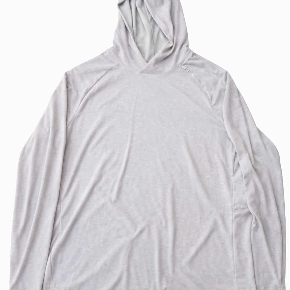 lululemon athletica Light Gray Men's Pullover Hooded Shirt